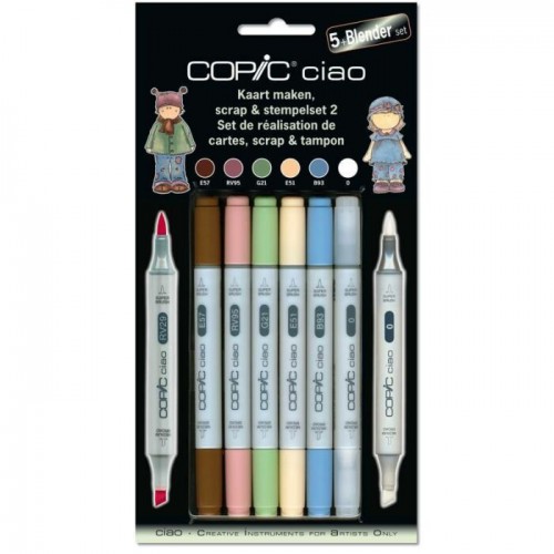 copic ciao karten gestalten, scarp & stempelset