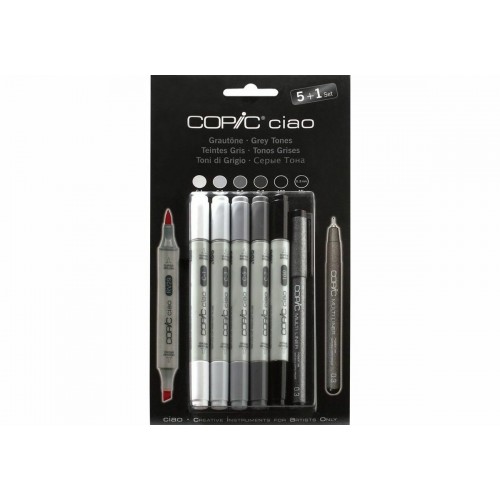 copic ciao grey tones
