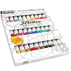 set acrilico 30 tubi
